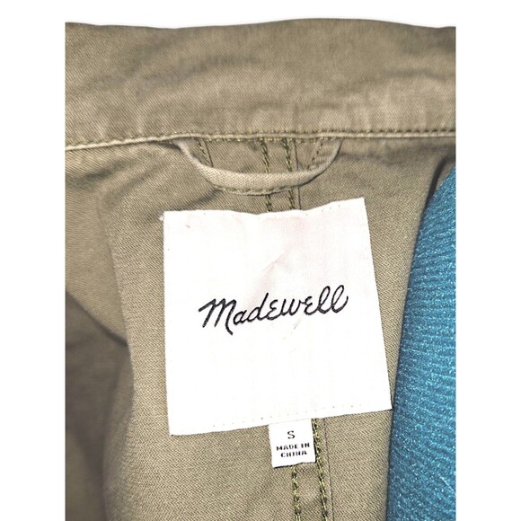 MADEWELL Women’s Small Green Outbound Oversized Utility Jacket Army Fiel… - Picture 2 of 6